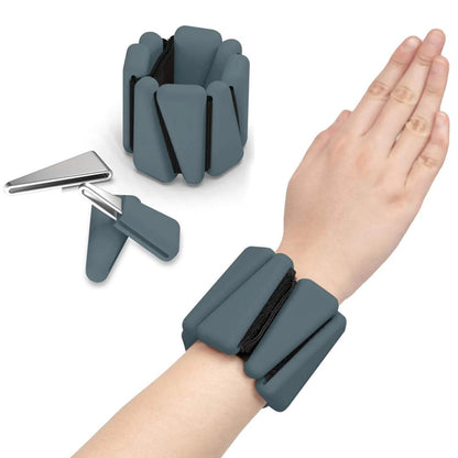 Adjustable Ankle & Wrist Weights for All Workouts dark-gray by HitMyNeed