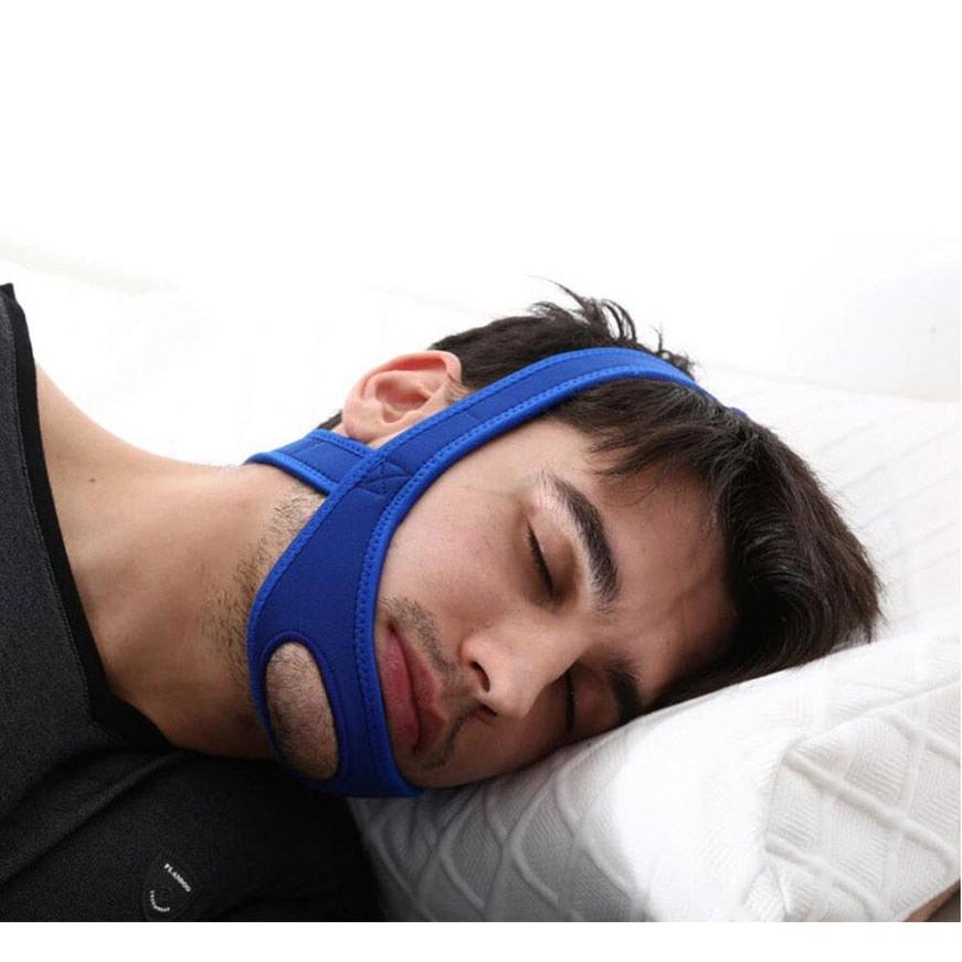 Adjustable Anti-Snore Chin Strap Neoprene Belt by HitMyNeed