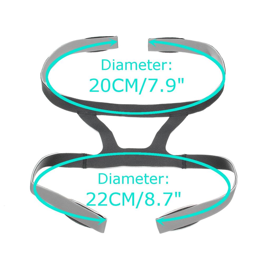 Adjustable Anti-Snoring CPAP Headgear Strap by HitMyNeed