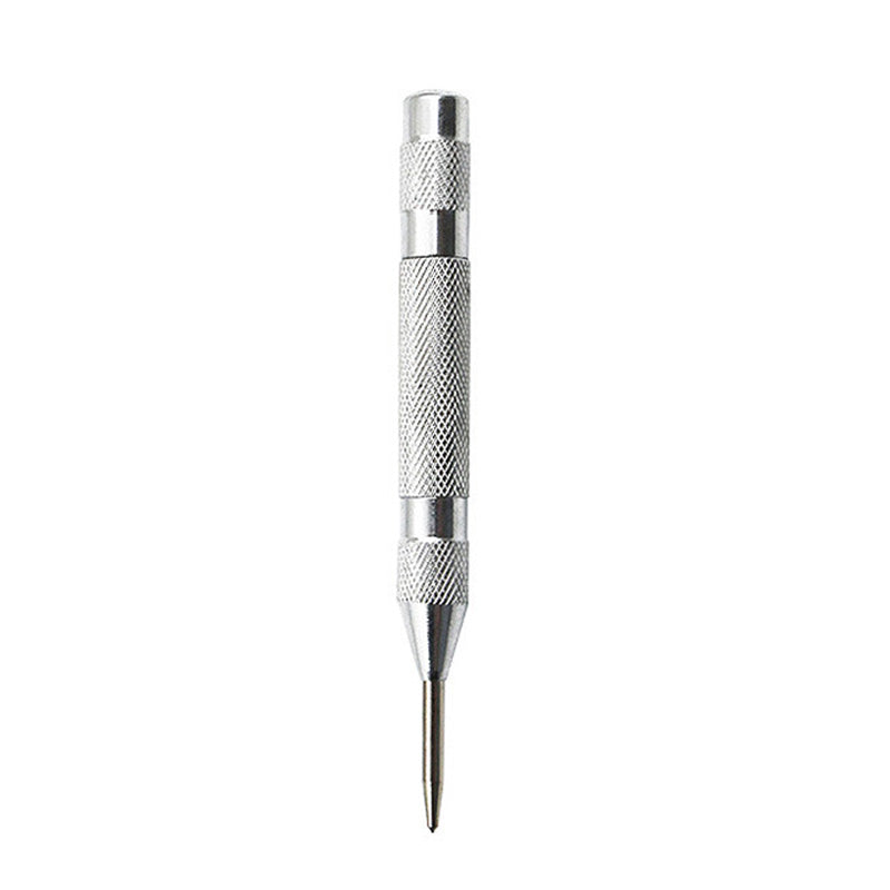 Adjustable Automatic Centre Punch for Metal & Wood silver by HitMyNeed