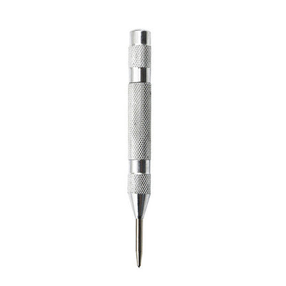 Adjustable Automatic Centre Punch for Metal & Wood silver by HitMyNeed