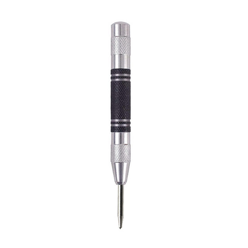 Adjustable Automatic Centre Punch for Metal & Wood silver-black by HitMyNeed