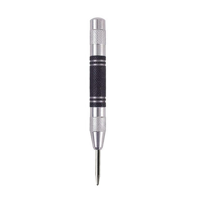 Adjustable Automatic Centre Punch for Metal & Wood silver-black by HitMyNeed