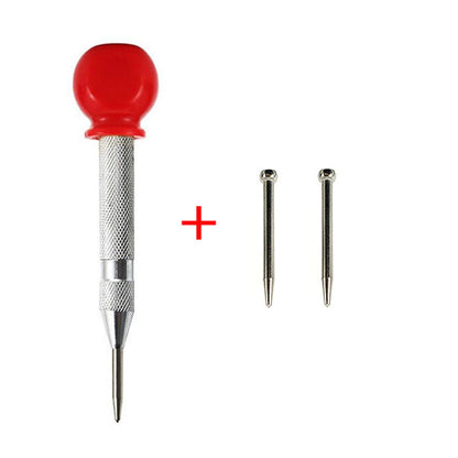 Adjustable Automatic Centre Punch for Metal & Wood silver2-with-bits by HitMyNeed