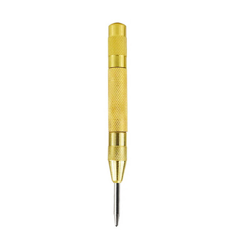 Adjustable Automatic Centre Punch for Metal & Wood yellow by HitMyNeed