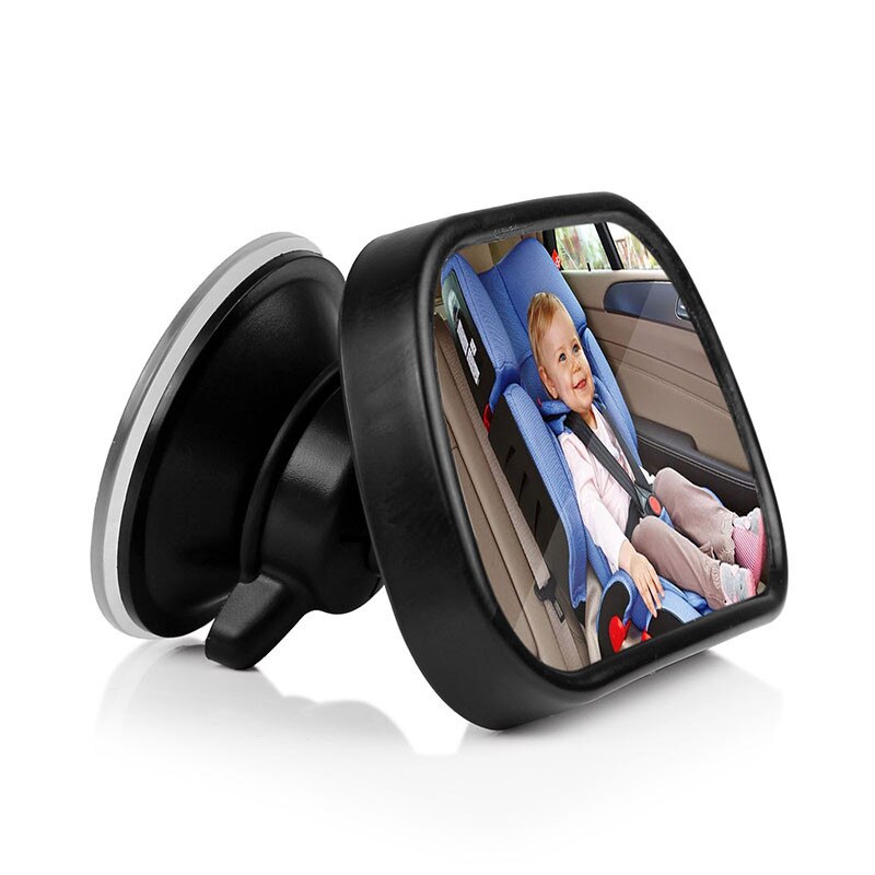 Adjustable Baby Backseat Mirror with Clip & Suction Mount by HitMyNeed