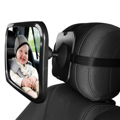Adjustable Baby Car Mirror for Rear Seat View by HitMyNeed