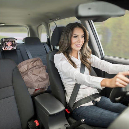 Adjustable Baby Car Mirror for Rear Seat View by HitMyNeed