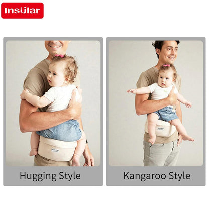 Adjustable Baby Carrier Waist Stool with Hip Seat by HitMyNeed
