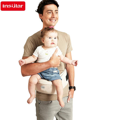 Adjustable Baby Carrier Waist Stool with Hip Seat by HitMyNeed