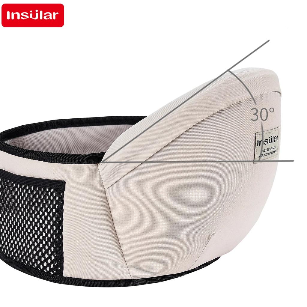Adjustable Baby Carrier Waist Stool with Hip Seat by HitMyNeed