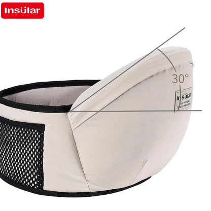 Adjustable Baby Carrier Waist Stool with Hip Seat by HitMyNeed