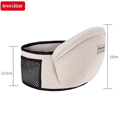Adjustable Baby Carrier Waist Stool with Hip Seat by HitMyNeed