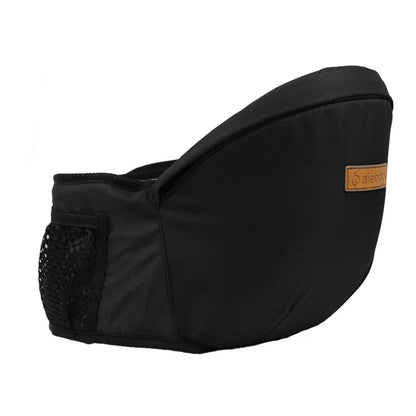 Adjustable Baby Carrier Waist Stool with Hip Seat black by HitMyNeed