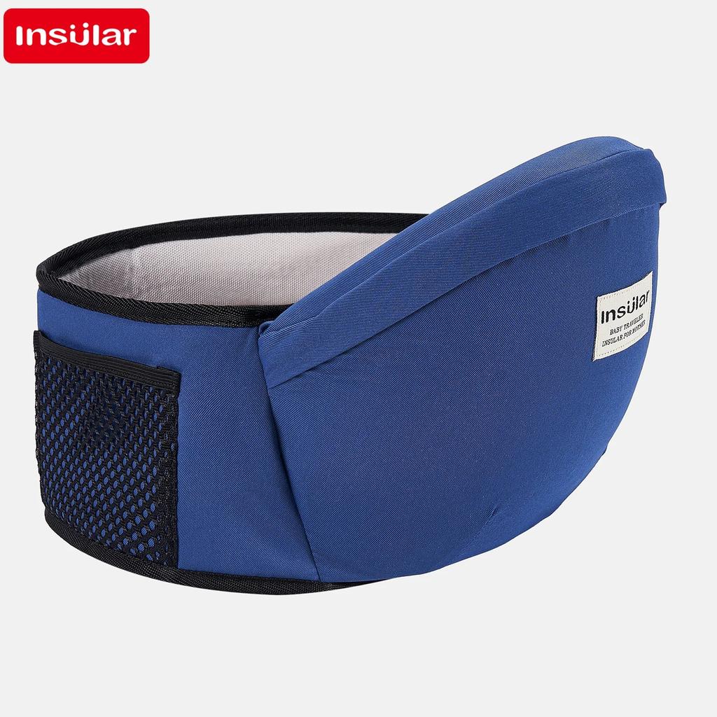 Adjustable Baby Carrier Waist Stool with Hip Seat blue by HitMyNeed