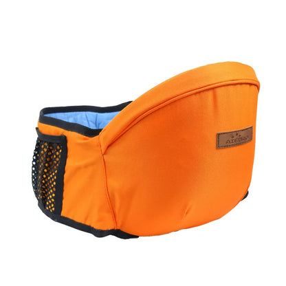 Adjustable Baby Carrier Waist Stool with Hip Seat orange by HitMyNeed