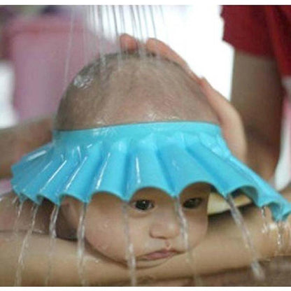 Adjustable Baby Shower Cap for Tear-Free Bath Time by HitMyNeed