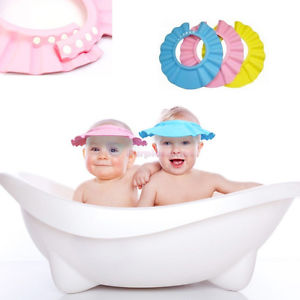 Adjustable Baby Shower Cap for Tear-Free Bath Time by HitMyNeed