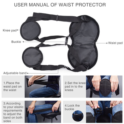 Adjustable Back Support Belt for Posture & Waist by HitMyNeed