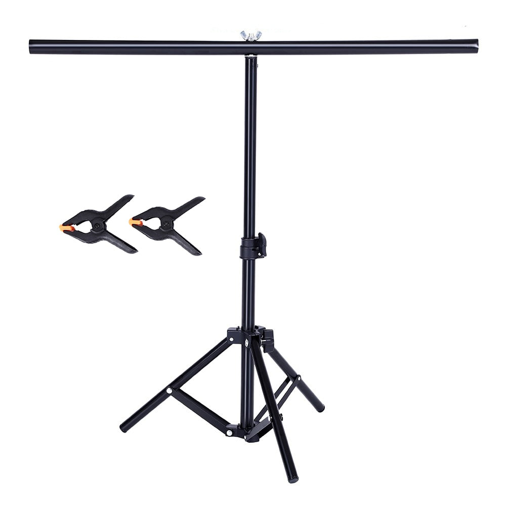 Adjustable Backdrop Stand with 2 Clamps by HitMyNeed