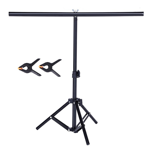 Adjustable Backdrop Stand with 2 Clamps by HitMyNeed