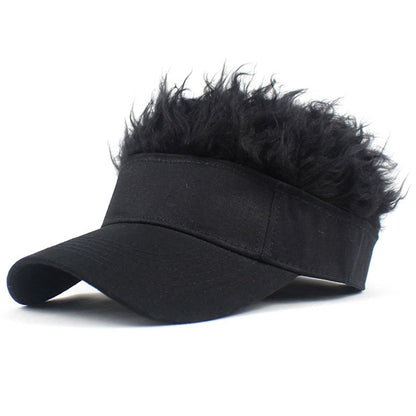 Adjustable Baseball Cap with Spiked Hair Wig 1 by HitMyNeed