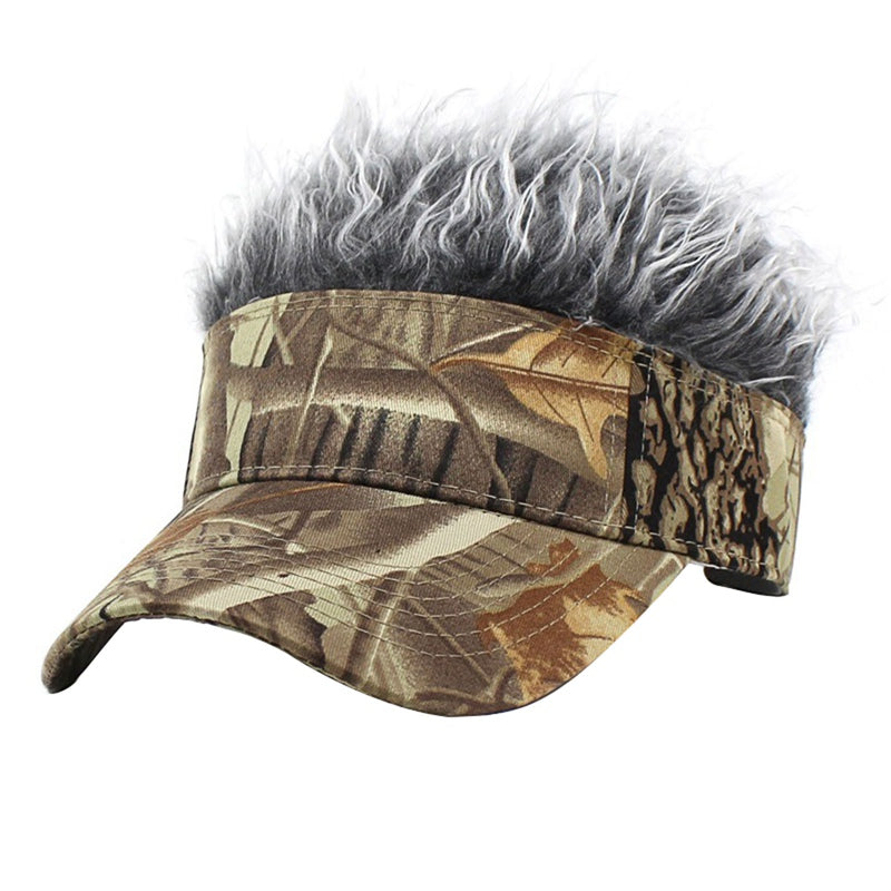 Adjustable Baseball Cap with Spiked Hair Wig 10 by HitMyNeed