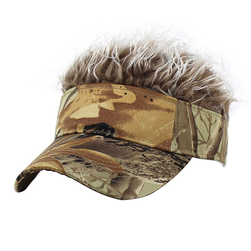Adjustable Baseball Cap with Spiked Hair Wig 11 by HitMyNeed