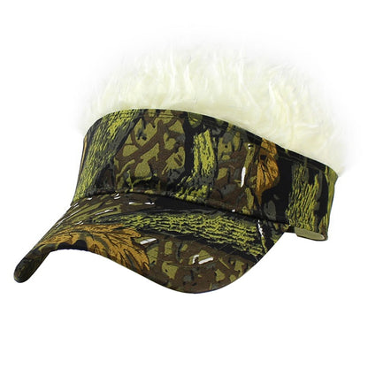 Adjustable Baseball Cap with Spiked Hair Wig 13 by HitMyNeed