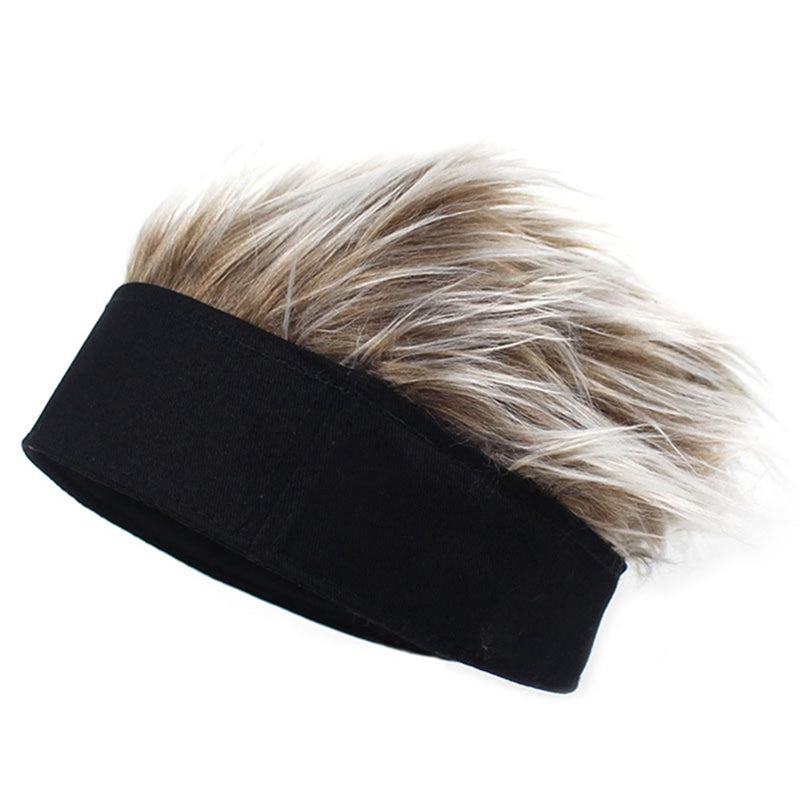 Adjustable Baseball Cap with Spiked Hair Wig 21 by HitMyNeed