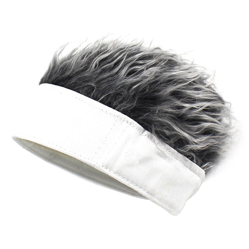 Adjustable Baseball Cap with Spiked Hair Wig 23 by HitMyNeed