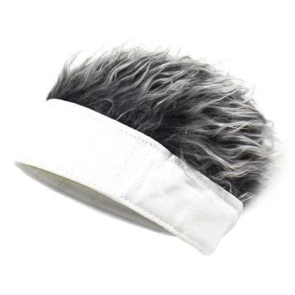Adjustable Baseball Cap with Spiked Hair Wig 23 by HitMyNeed