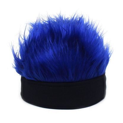 Adjustable Baseball Cap with Spiked Hair Wig 24 by HitMyNeed