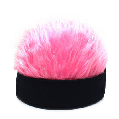 Adjustable Baseball Cap with Spiked Hair Wig 26 by HitMyNeed
