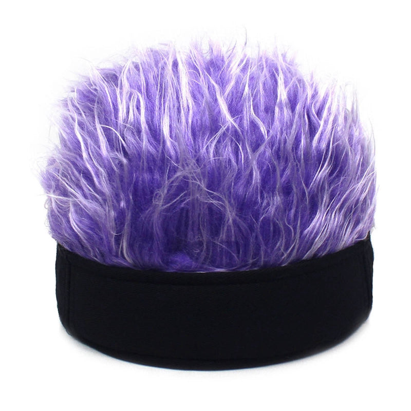 Adjustable Baseball Cap with Spiked Hair Wig 27 by HitMyNeed