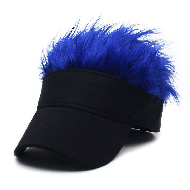 Adjustable Baseball Cap with Spiked Hair Wig 29 by HitMyNeed