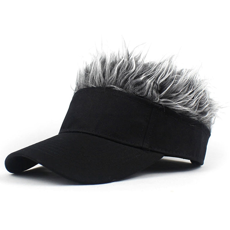 Adjustable Baseball Cap with Spiked Hair Wig 5 by HitMyNeed