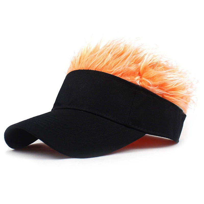 Adjustable Baseball Cap with Spiked Hair Wig 6 by HitMyNeed