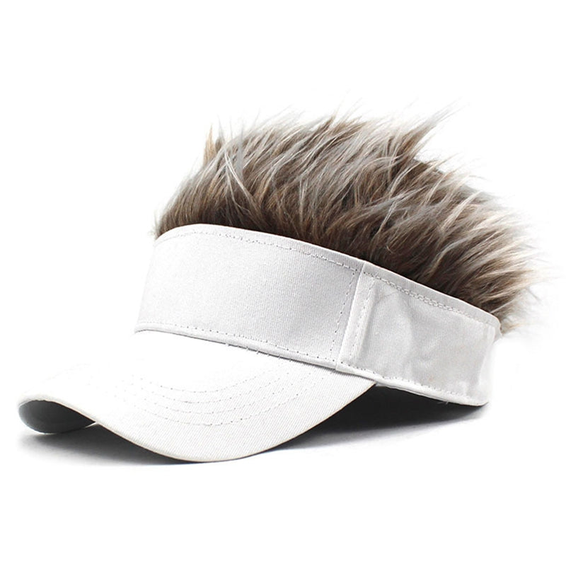 Adjustable Baseball Cap with Spiked Hair Wig 7 by HitMyNeed