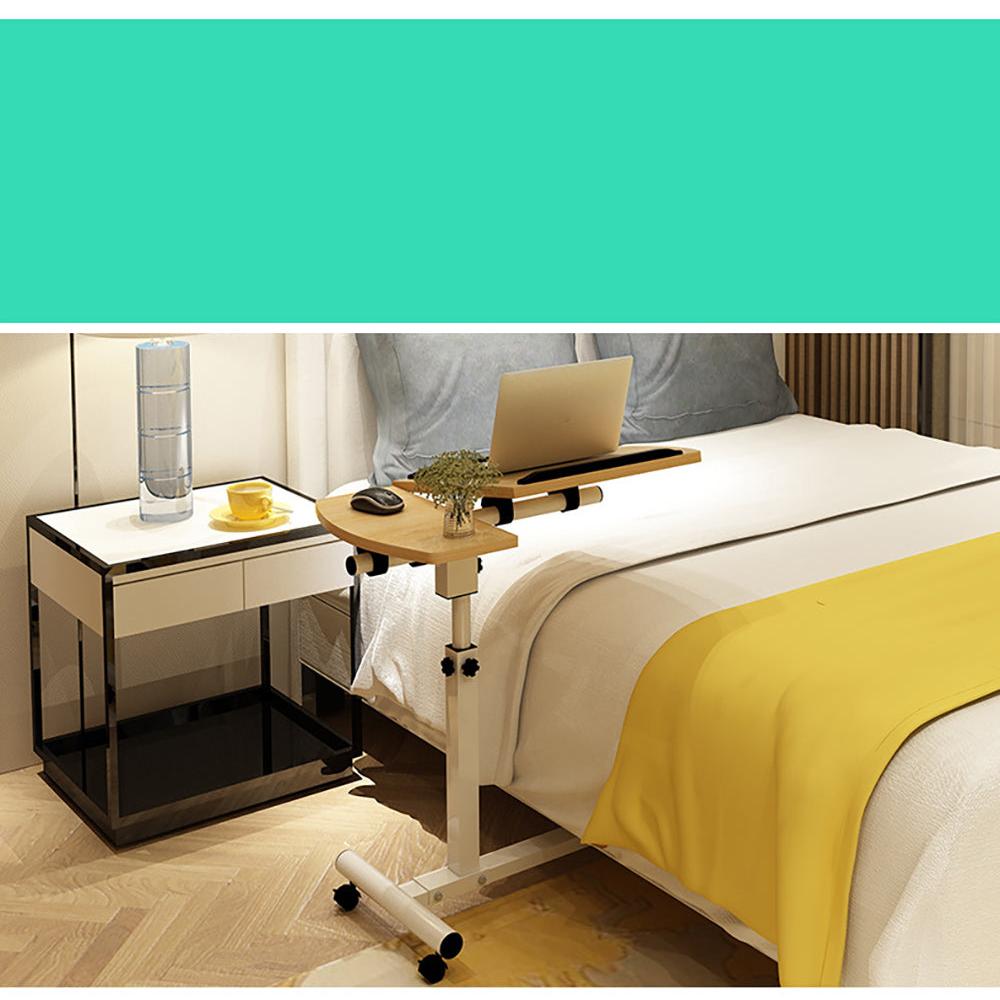 Adjustable Bed Table Laptop & Computer Desk on Wheels by HitMyNeed