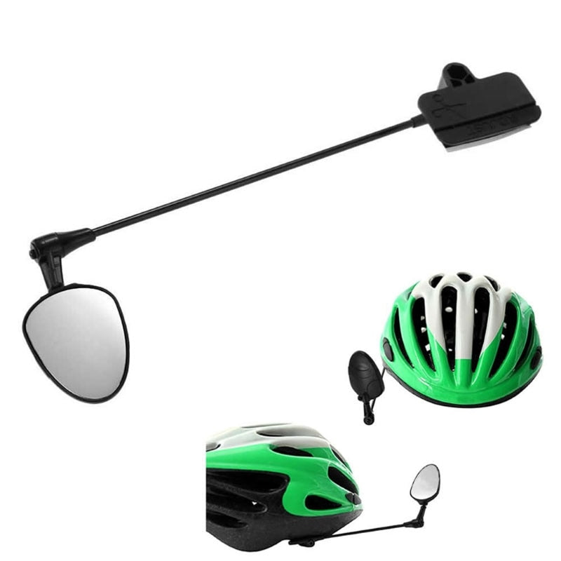 Adjustable Bike Helmet Rearview Mirror by HitMyNeed