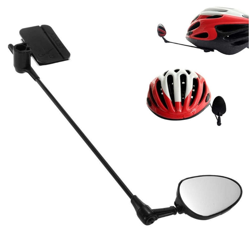 Adjustable Bike Helmet Rearview Mirror by HitMyNeed