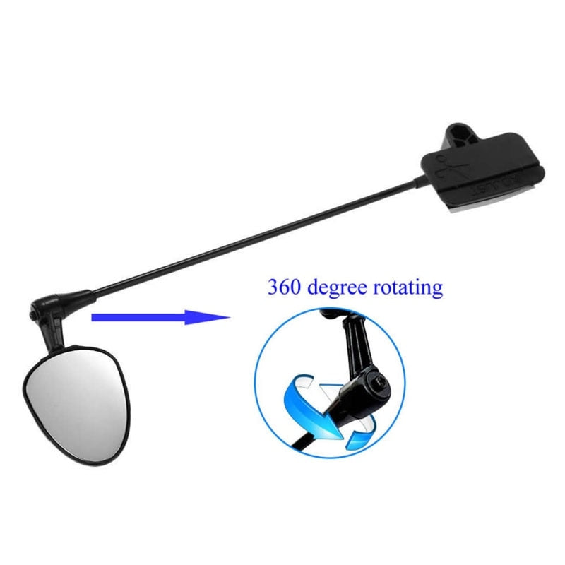 Adjustable Bike Helmet Rearview Mirror by HitMyNeed