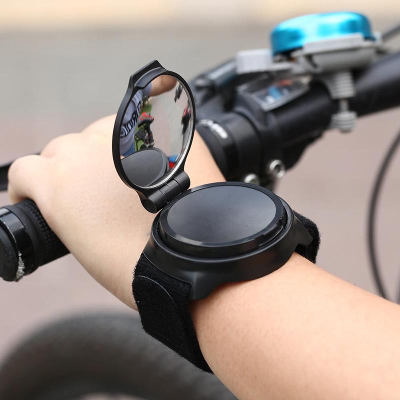 Adjustable Bike Wrist Mirror with Velcro Strap by HitMyNeed