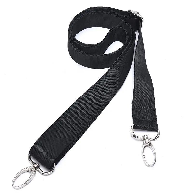 Adjustable Black Nylon Shoulder Bag Strap by HitMyNeed