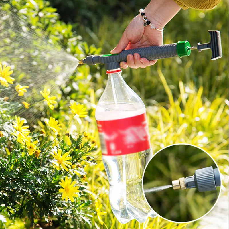 Adjustable Bottle Spray Nozzle High-Pressure Hand Pump by HitMyNeed