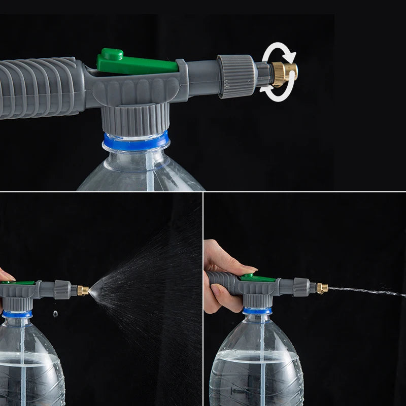 Adjustable Bottle Spray Nozzle High-Pressure Hand Pump by HitMyNeed