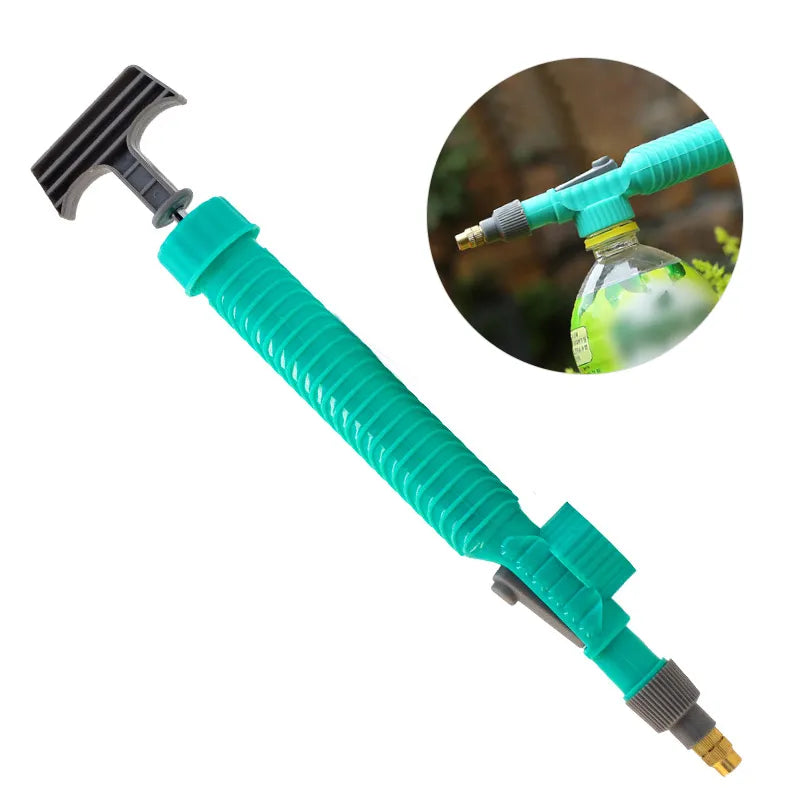 Adjustable Bottle Spray Nozzle High-Pressure Hand Pump blue by HitMyNeed