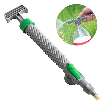 Adjustable Bottle Spray Nozzle High-Pressure Hand Pump grey by HitMyNeed