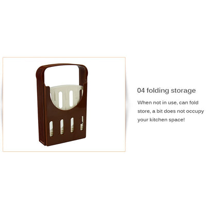 Adjustable Bread Slicing Guide with Crumb Tray by HitMyNeed